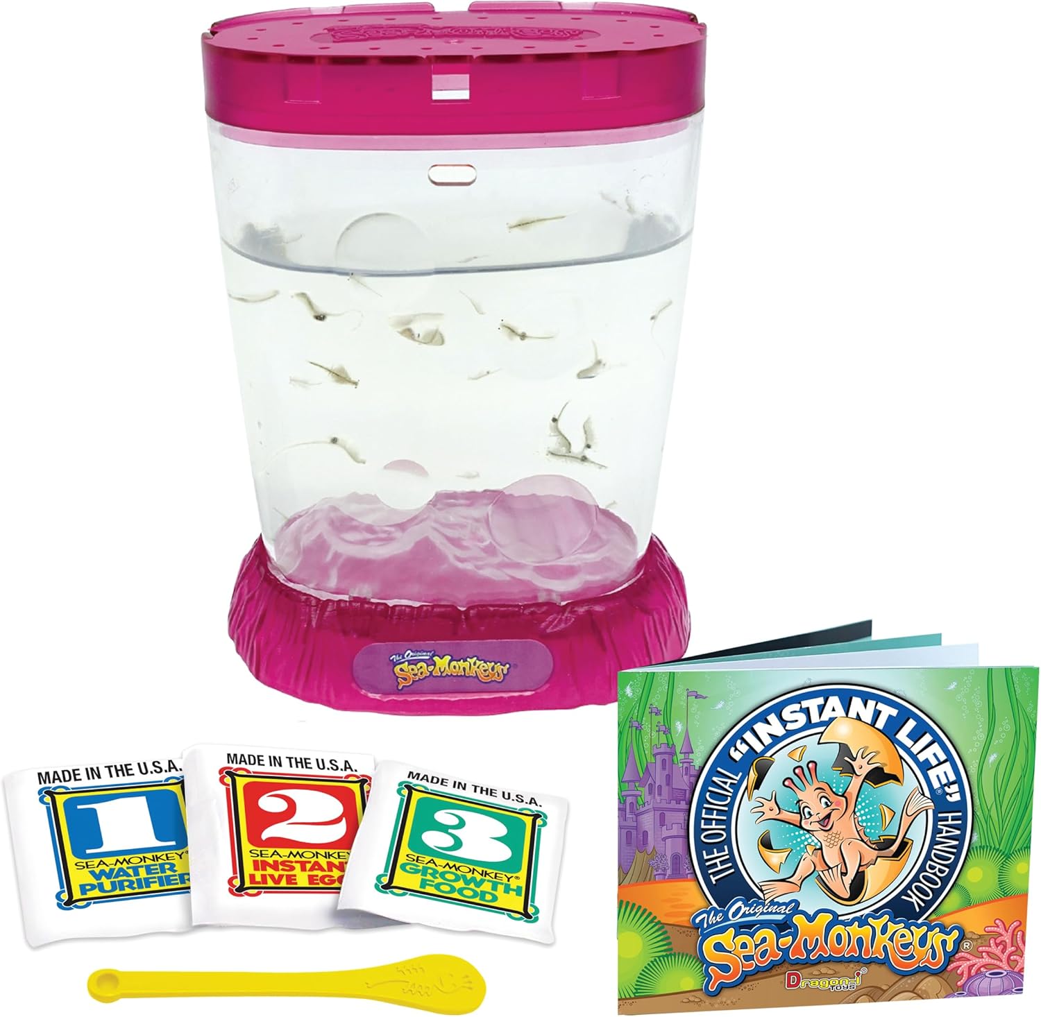Sea-Monkeys? Ocean Zoo Neon - World-s Only Instant Pets? - Assorted Colors - Ages 6+ (Pack of 1) - Image 2